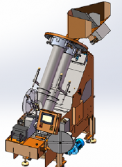 Vertical Inclined Tube mesh bag machine